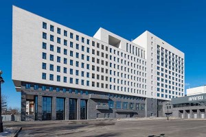 Объекты в процессе завершения строительства :  г. Красноярск, офисное здание «РусГидро»