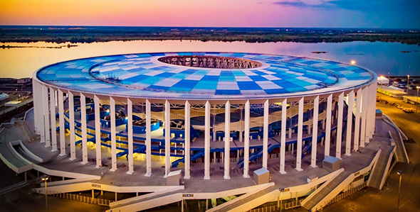 Объекты завершенного строительства: Стадион, Нижний Новгород