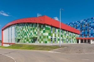 Объекты завершенного строительства: Многофункциональный спортивный комплекс «Радуга», Красноярск
