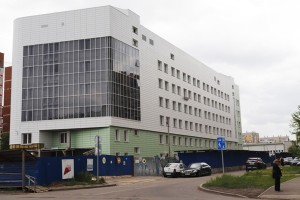Объект на стадии завершения строительства: Поликлиника Красноярской межрайонной больницы № 2