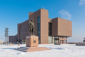 Объекты завершенного строительства: проведена фотосессия музейного центра «Площадь Мира», Красноярск