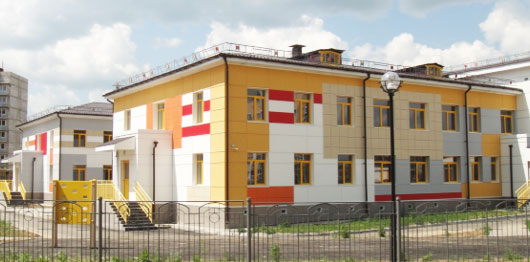 Объекты завершенного строительства: Детский сад, г.Циолковский, Амурская область
