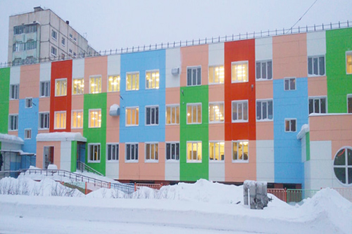 Объекты реконструкции: Детский сад, Норильск
