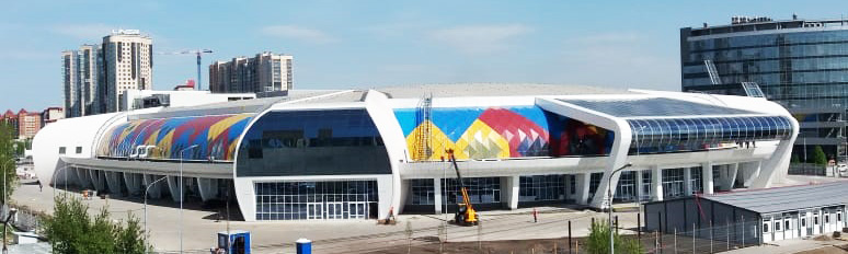 Объекты завершенного строительства: Ледовый дворец «Кристалл арена», Красноярск