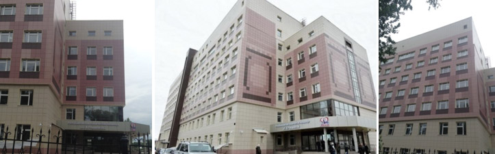 Здание лечебного корпуса № 2  Республиканской клинической больницы имени Г.Я. Ремишевской, Абакан, Республика Хакасия